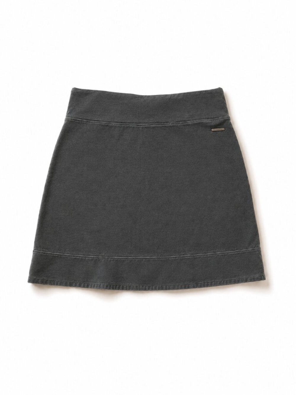 Smartwool Maybell Merino Wool Mini Skirt Gray A-Line Pull On Athletic Size M/L